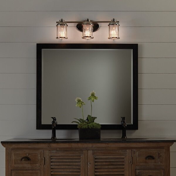 Quintiesse QN-ASHLANDBAY3-PC-BATH- Applique da esterno ASHLAND BAY 3xE27/60W/230V IP44