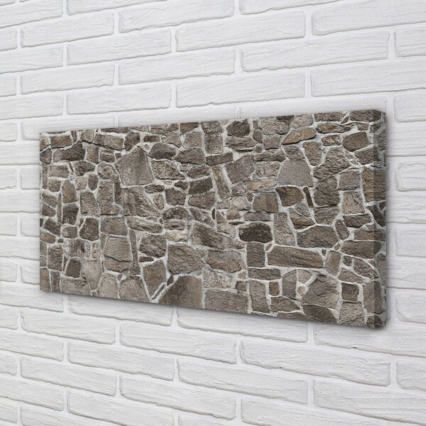 Quadro su tela Mattone in cemento in pietra 100x50 cm