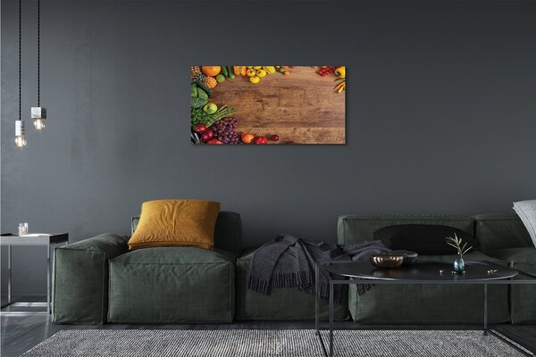 Quadro su tela ASPARAGUS SCHECH PINEPPLE MELL 100x50 cm