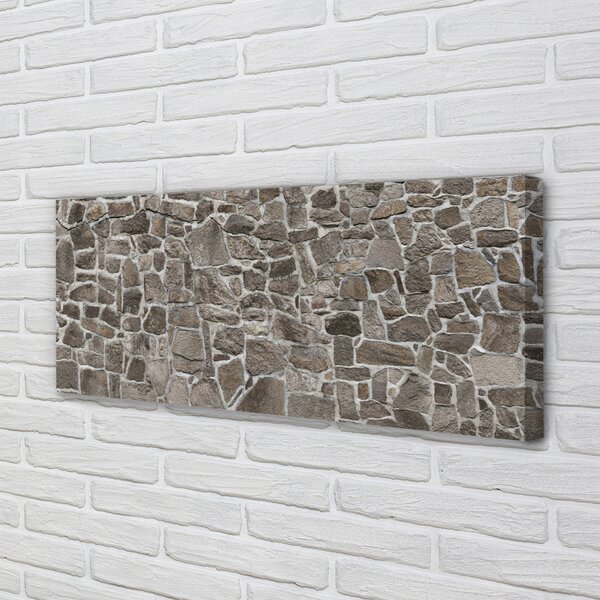 Quadro su tela Mattone in cemento in pietra 100x50 cm