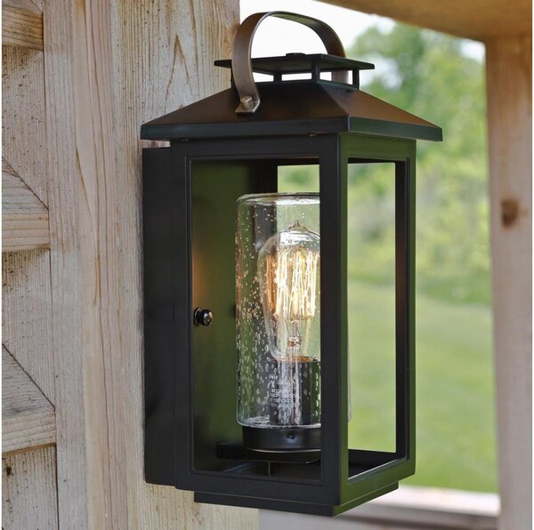 Quintiesse QN-ATWATER-S-BK -Applique da esterno ATWATER S 1xE27/60W/230V IP44 nero