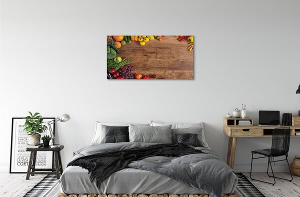 Quadro su tela ASPARAGUS SCHECH PINEPPLE MELL 100x50 cm