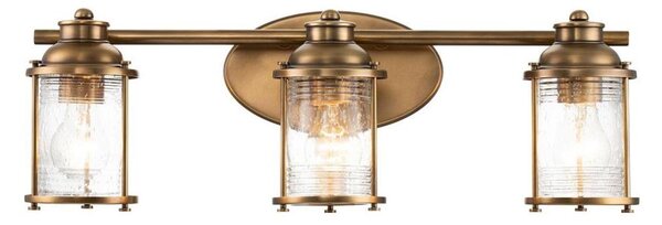 Quintiesse QN-ASHLANDBAY3-NBR-BATH - Lampada da parete ASHLAND BAY 3xE27/60W/230V IP44