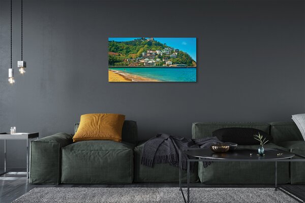 Quadro su tela Spagna spagnola Mountain Miasto 100x50 cm