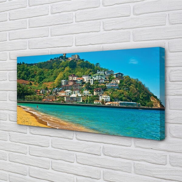 Quadro su tela Spagna spagnola Mountain Miasto 100x50 cm
