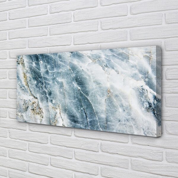 Quadro stampa su tela Muro di marmo di pietra 100x50 cm