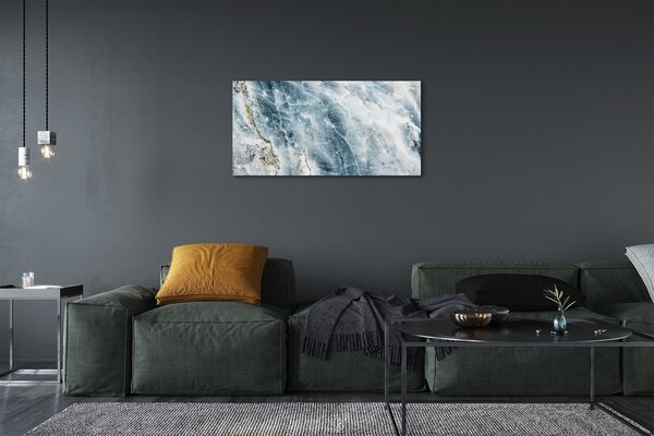 Quadro stampa su tela Muro di marmo di pietra 100x50 cm
