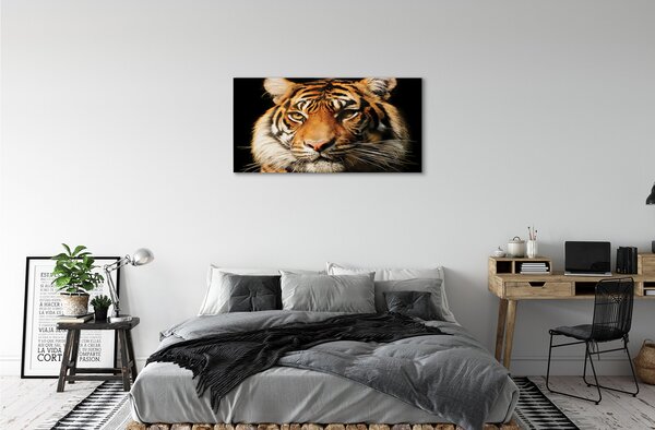 Quadro su tela Tigre 100x50 cm