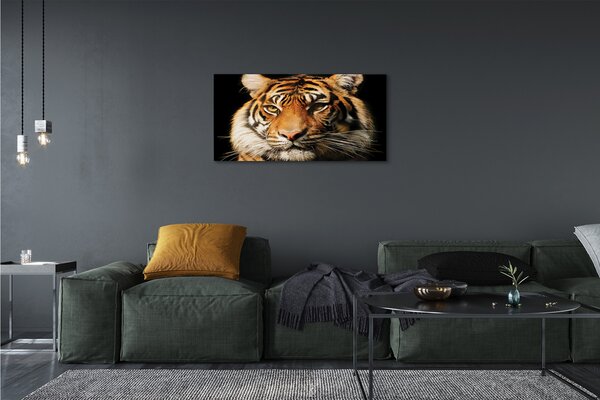 Quadro su tela Tigre 100x50 cm