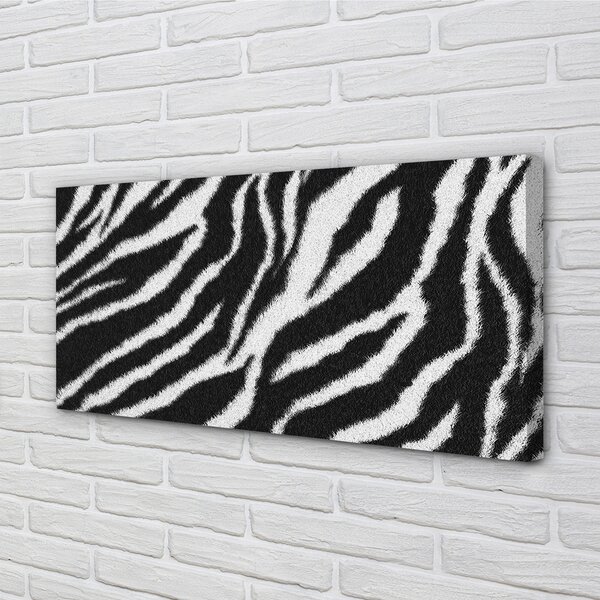 Quadro su tela Cappotto zebra 100x50 cm
