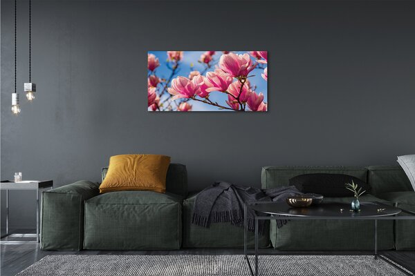 Stampa quadro su tela Alberi 100x50 cm