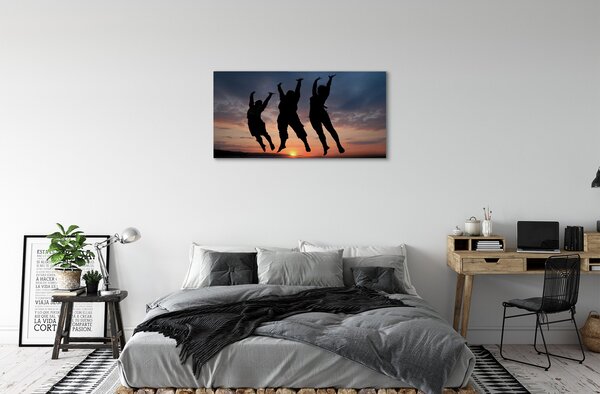 Quadro su tela Nuvole occidentali 100x50 cm