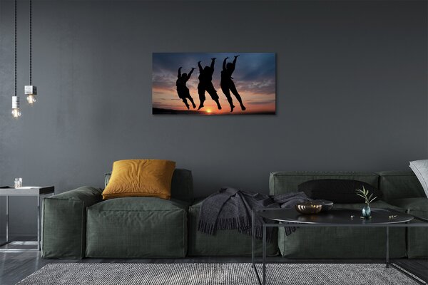 Quadro su tela Nuvole occidentali 100x50 cm