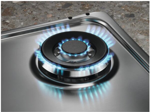 Electrolux Piano Cottura 4 Fuochi a Gas 60 cm in Acciaio inossidabile - KGS64562SX