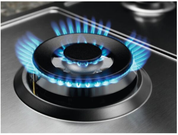 Electrolux Piano Cottura 4 Fuochi a Gas 60 cm in Acciaio inossidabile - KGS64562SX