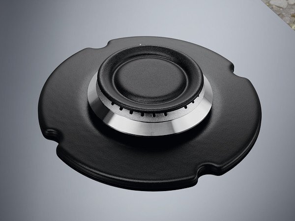 Electrolux Piano Cottura 4 Fuochi a Gas 60 cm Superficie in Vetro colore Grigio - EGG64272M