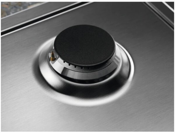 Electrolux Piano Cottura 4 Fuochi a Gas 60 cm in Acciaio inossidabile - KGS64562SX