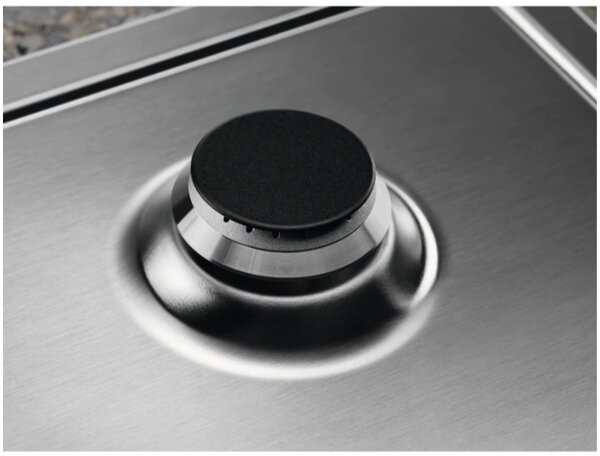 Electrolux Piano Cottura 4 Fuochi a Gas 60 cm in Acciaio inossidabile - KGS64562SX