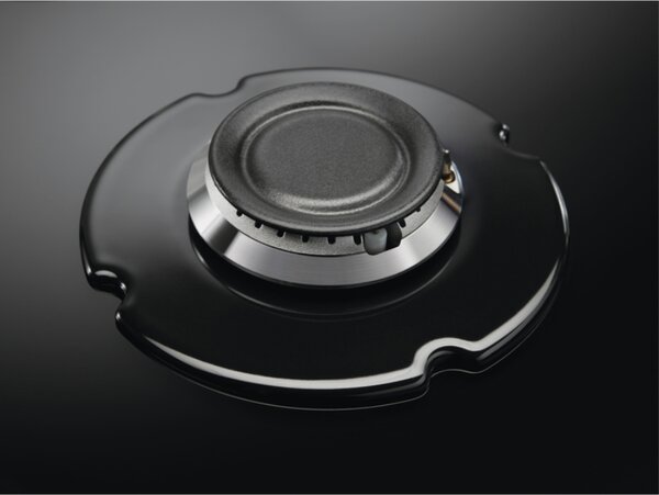Electrolux Piano Cottura 4 Fuochi a Gas 60 cm Superficie in Vetro colore Nero - EGG64272K