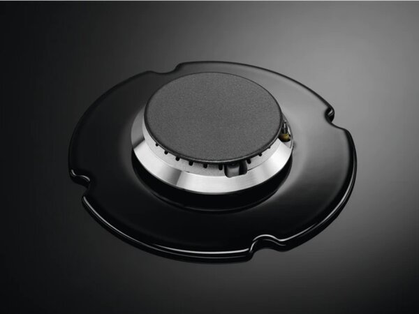 Electrolux Piano Cottura 4 Fuochi a Gas 60 cm Superficie in Vetro colore Nero - EGG64272K