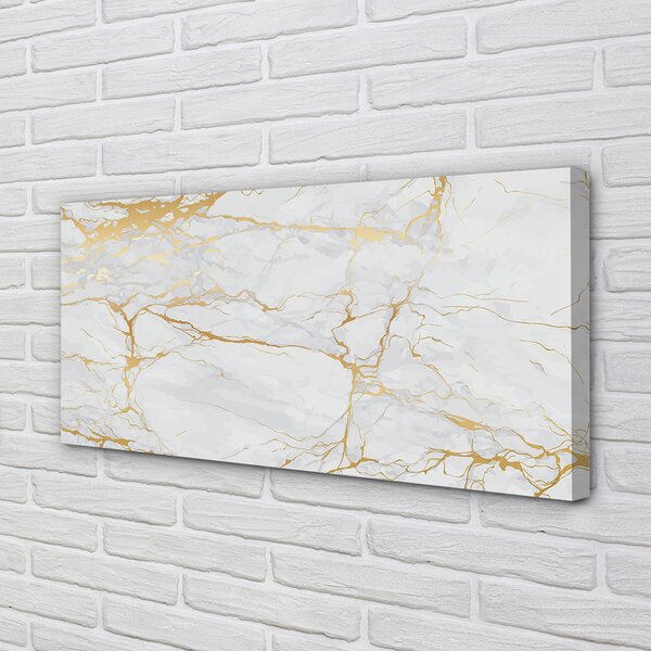 Quadro su tela Muro di marmo di pietra 100x50 cm