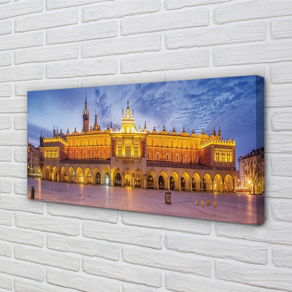 Quadro su tela Nipote in stoffa di Cracovia 100x50 cm