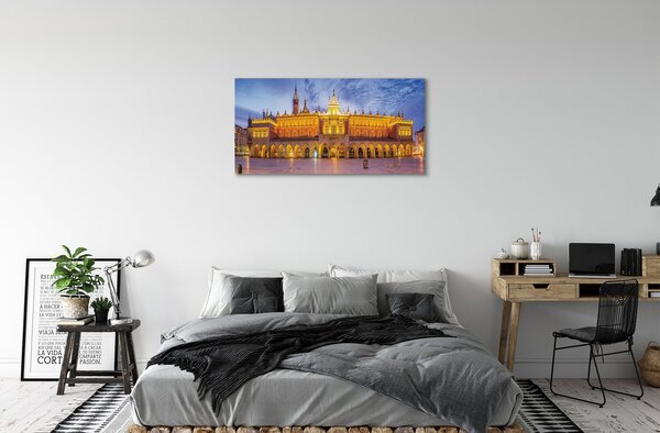 Quadro su tela Nipote in stoffa di Cracovia 100x50 cm
