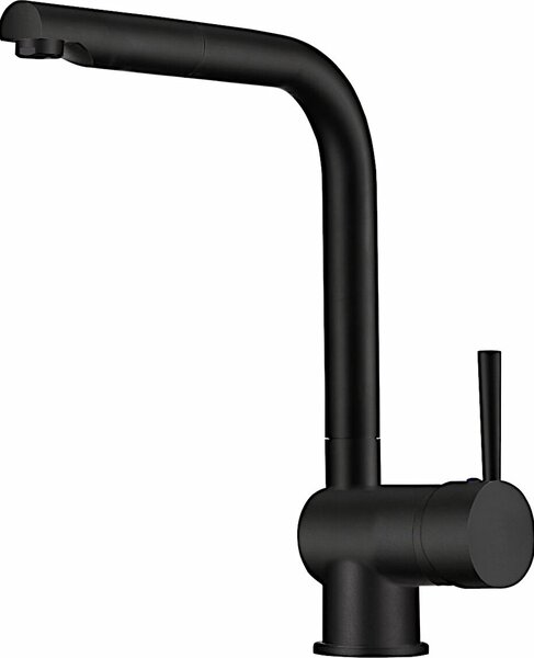 Miscelatore monocomando NABER DRIVE 2 in BLACK MATT con bocca estraibile / rubinetto