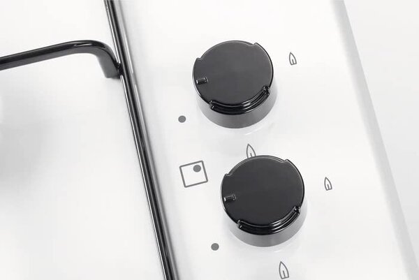 Electrolux Piano Cottura 4 Fuochi a Gas da Incasso Larghezza 60 cm colore Bianco - KGS6404W