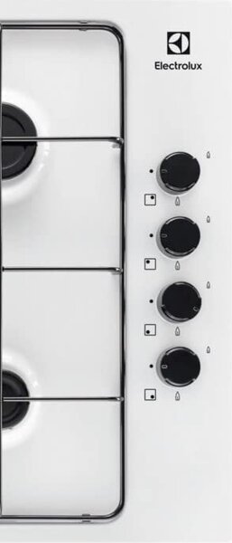 Electrolux Piano Cottura 4 Fuochi a Gas da Incasso Larghezza 60 cm colore Bianco - KGS6404W