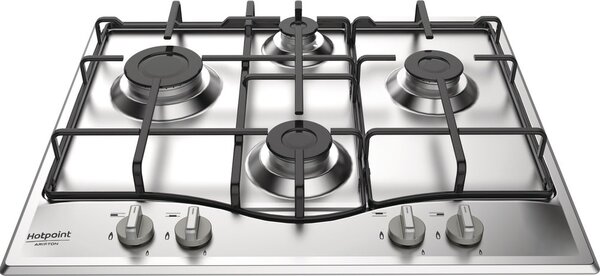 Hotpoint Ariston Piano Cottura 4 Fuochi a gas da Incasso Larghezza 60 cm colore Inox - PCN 642 IX/HAR