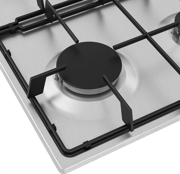 Beko Piano Cottura 4 Fuochi a gas da Incasso Larghezza 60 cm in Acciaio Inox - HIAG64223S