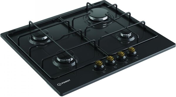 Indesit Piano Cottura 4 Fuochi a Gas Larghezza 58 cm colore Antracite - TH 642/I AN