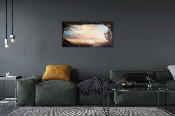 Quadro su tela Grover Krzyży Birds 100x50 cm