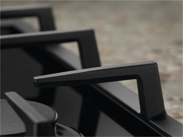 Electrolux Piano Cottura 4 Fuochi a Gas Larghezza 60 cm Piano colore Nero - KGG64362K