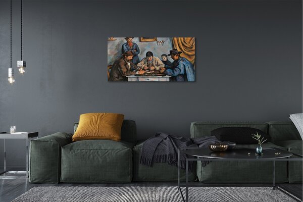 Stampa quadro su tela Le carte d'arte giocano 100x50 cm