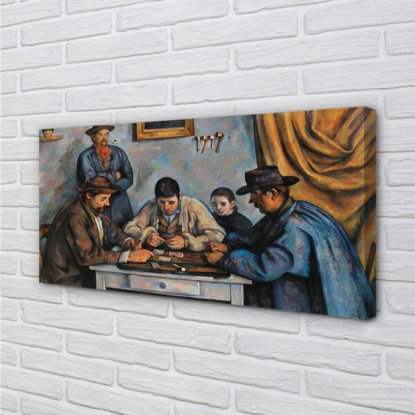 Stampa quadro su tela Le carte d'arte giocano 100x50 cm