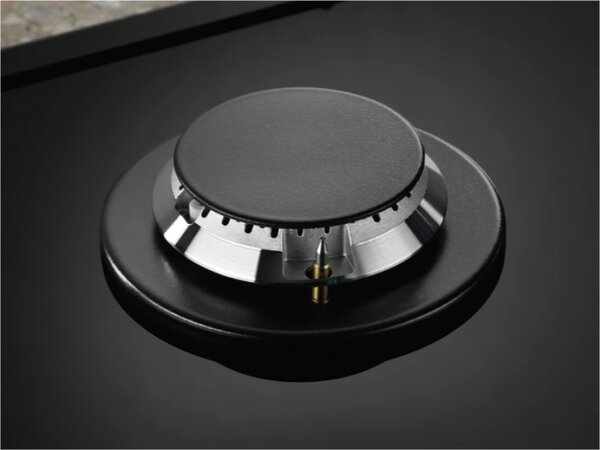 Electrolux Piano Cottura 4 Fuochi a Gas Larghezza 60 cm Piano colore Nero - KGG64362K