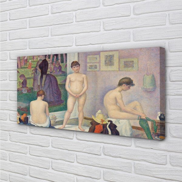 Foto quadro su tela Modelli di arte dipinta 100x50 cm
