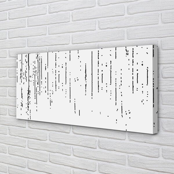 Quadro su tela Punti e strisce 100x50 cm