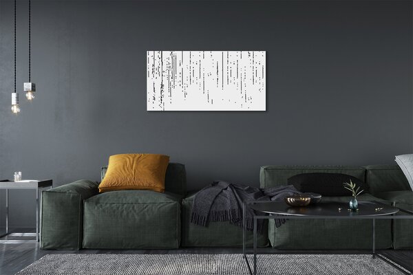 Quadro su tela Punti e strisce 100x50 cm