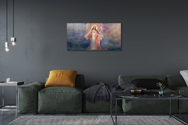 Quadro su tela Gesù 100x50 cm