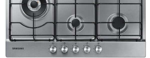 Samsung Piano Cottura 5 Fuochi a Gas 75 cm (1 Bruciatore Wok) colore Inox - NA75M3130AS/ET