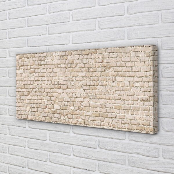Foto quadro su tela Vintage muro di mattoni 100x50 cm