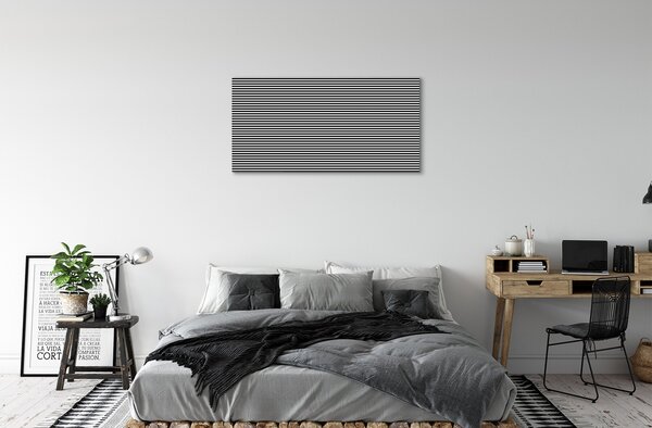 Quadro su tela Strisce zebra 100x50 cm