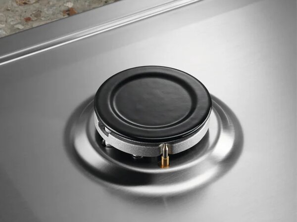 Electrolux Piano Cottura 5 Fuochi a Gas 75 cm Superficie in Acciaio colore Inox - EGS75362X