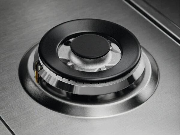 Electrolux Piano Cottura 5 Fuochi a Gas 75 cm Superficie in Acciaio colore Inox - EGS75362X