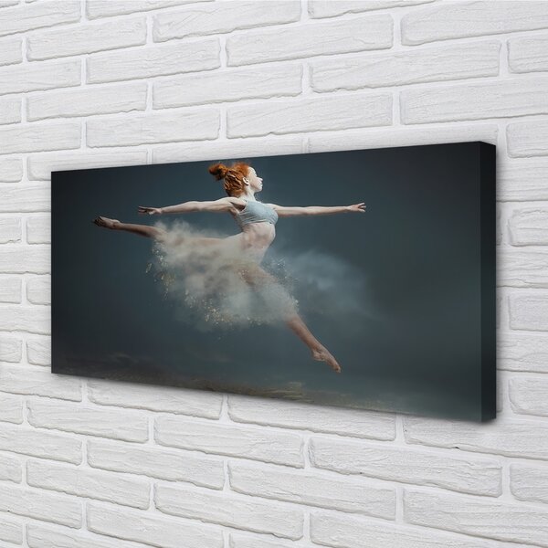 Quadro su tela Fumo ballerina 100x50 cm