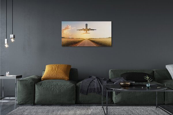 Foto quadro su tela Città dell'aereo ovest 100x50 cm