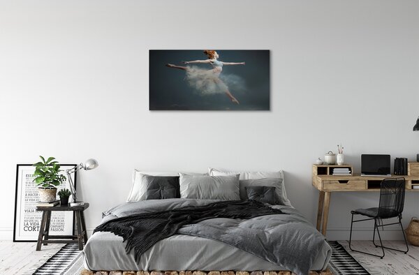 Quadro su tela Fumo ballerina 100x50 cm